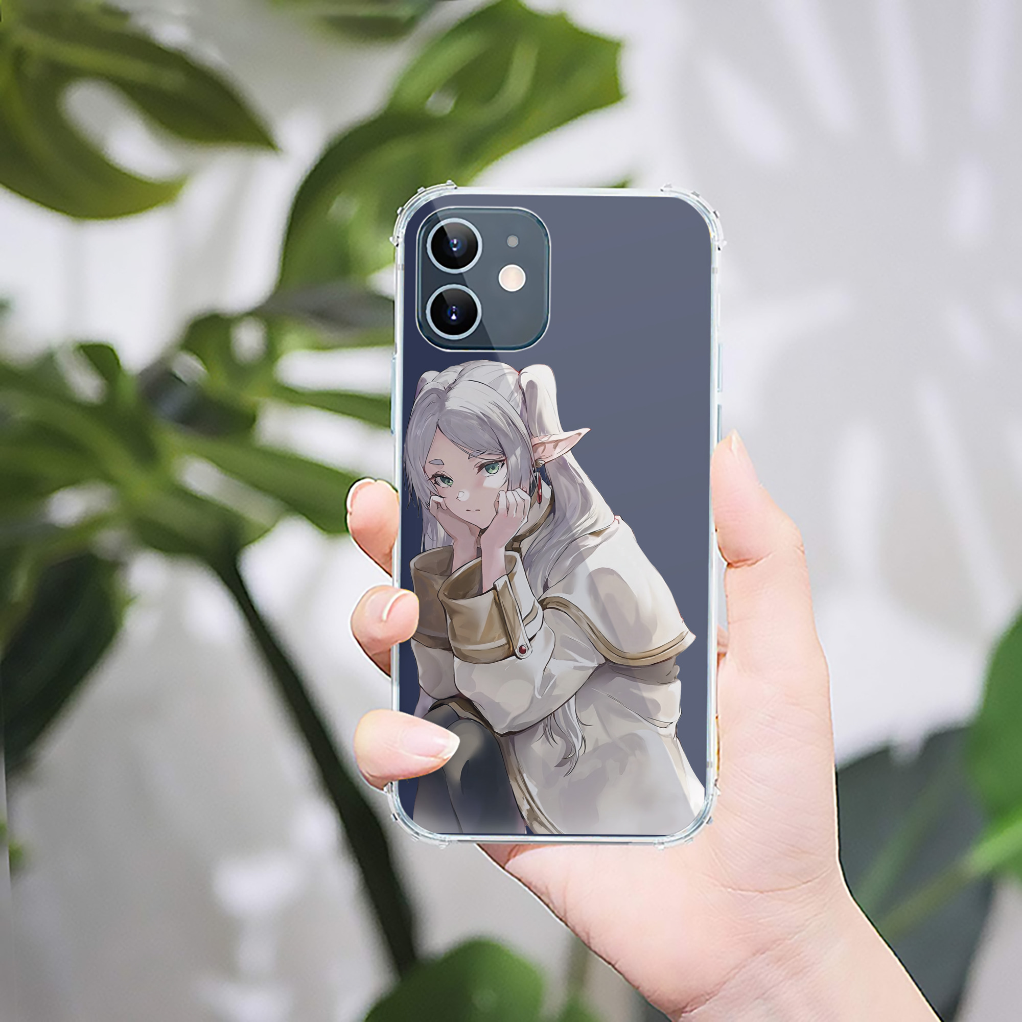 （画像用） 葬送のフリーレン Frieren 【iPhone 12シリーズ対応】透明スマホケース（クリアソフトケース）